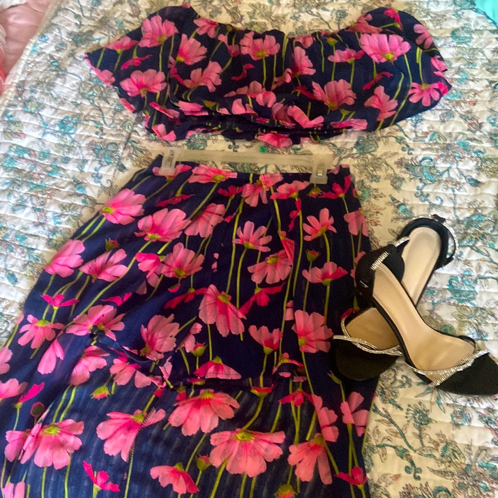 Floral two piece